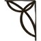Ekena Millwork Versailles Wrought Iron Bracket, (Single center brace), Antiqued Warm Silve 1 1/2"W x 7 1/2"D x 10"H BKTM01X07X10SVEAWS - alternate 4